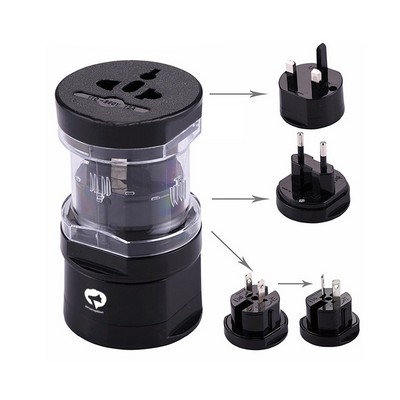 Plastic Global Universal Travel Plug Adapter
