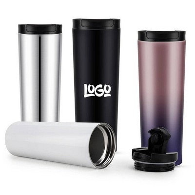 17.5oz Stainless Steel Beer Tumbler Water Bottle