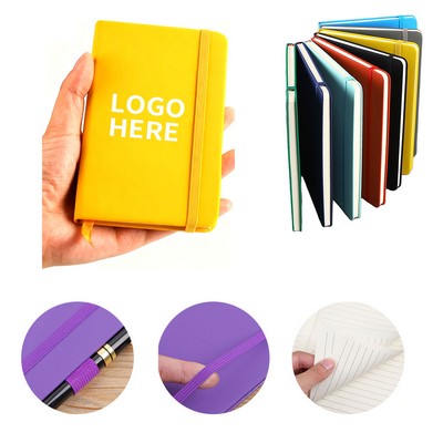 A6 Compact Journal Notebook with PU Cover