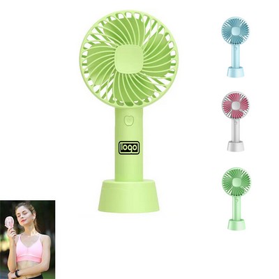 Portable USB Battery Handheld Fan
