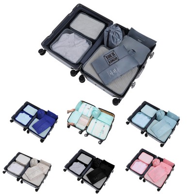 Seven-Piece Travel Storage Bag