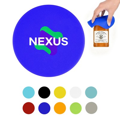 Round Silicone Coaster/Bottle Opener
