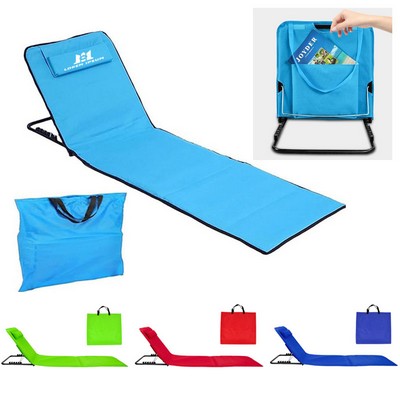 5-Position Adjustable Foldable Beach Lounge Chair