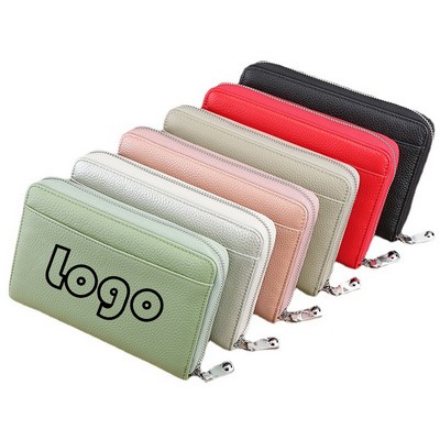 RFID Authentic Leather Passport Holder