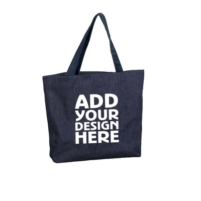 Promo Navy Canvas Tote