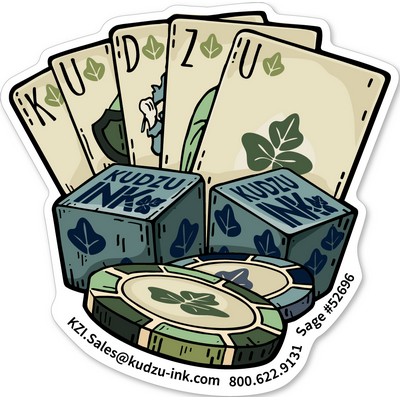 5" Die Cut Custom Vinyl Decals