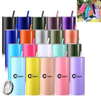 20oz Skinny Insulated Tumbler with Lid