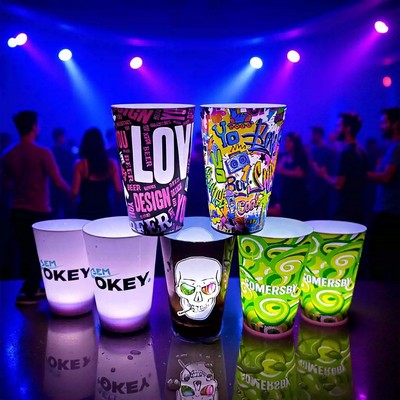 16OZ Full Color LED Light Up Cheer Cup