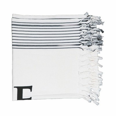 Ivory Shore Open Stripe Pesh (Imprinted)