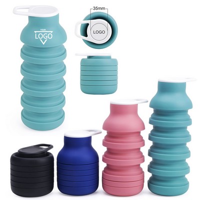 Silicone Folding Cup for Outdoor Travel Water Bottle