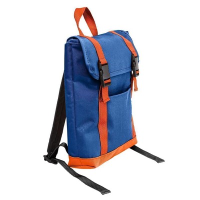Sm 600D Flap Backpack USA Made / Union-600 D Poly-12.5X13X3.25