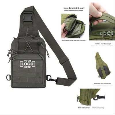Men Outdoor Tactical Bag Multifunction Backpack Crossbody Pack