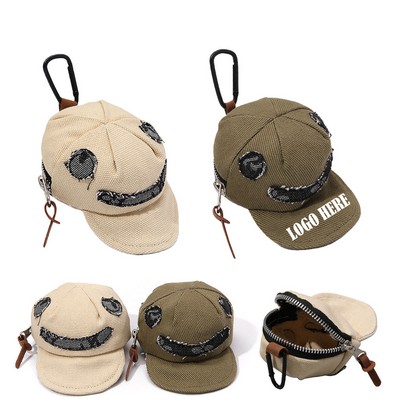 Baseball Cap Coin Bag