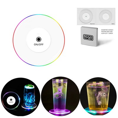 LED Luminous Acrylic Coaster