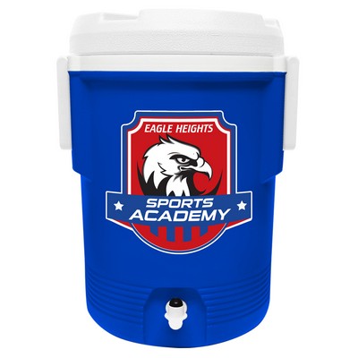 5-Gallon NYC® Montana Beverage Cooler - Blue