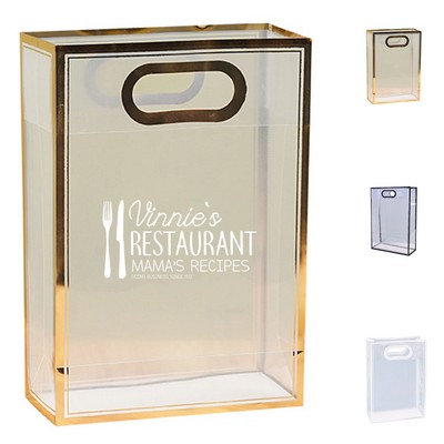 Transparent Frosted Die Cut Tote Bag