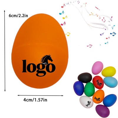 Plastic Musical Egg Rhythm Shaker
