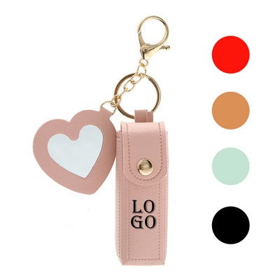 Keychain Lipstick Case