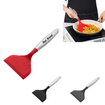 Silicone Wok Spatula with Stainless Steel Handle