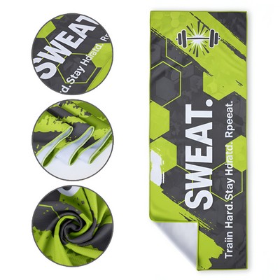 Vibrant Full-Color Quick-Dry Cooling Towel