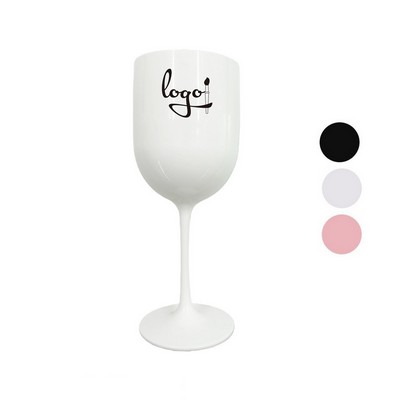 16oz Reusable Plastic Wine Glass