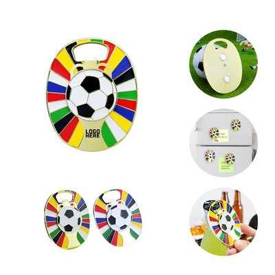 Personalised Metal Football Bottle Opener