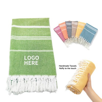 6/4 Cotton/Poly Turkish Beach Wrap