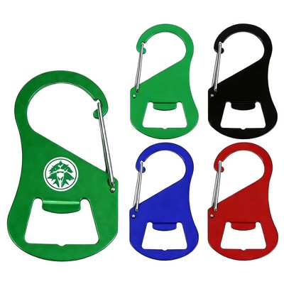 Aluminum Wire Gate Carabiner Bottle Opener