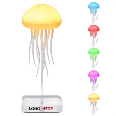 Voice Control Jellyfish Lamp with Base