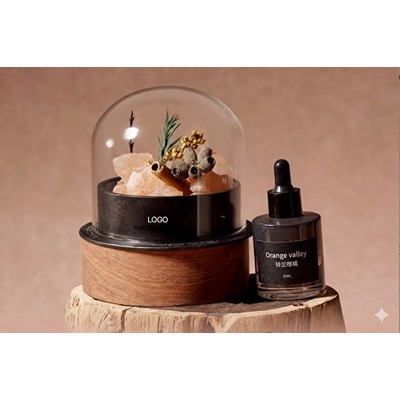 Natural Crystal Stone Essential Oil Diffuser Gift Set Aromatherapy Healing Stone Set with Essential