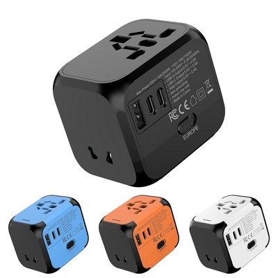 2.4A Multi-Function Travel Power Adapter