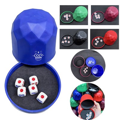 Silent Sieve Cup with Dice