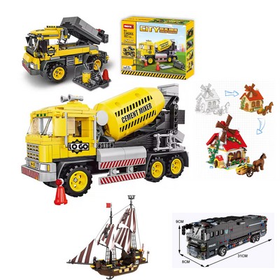 Custom Factory Toys Car Building Blocks Set
