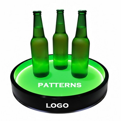 14 1/2" Rechargeable Led Light Up Serving Tray