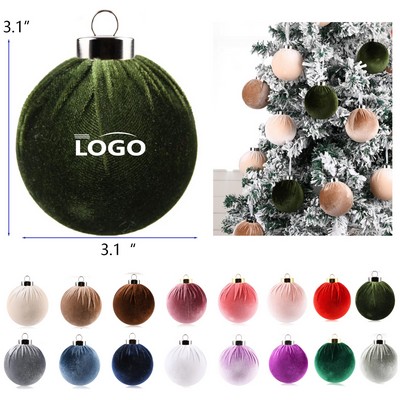 Velvet Christmas Ornaments Ball
