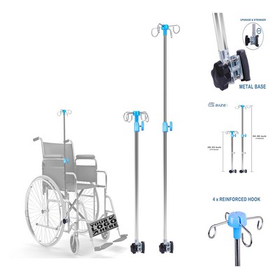 IV Poles for Wheelchair