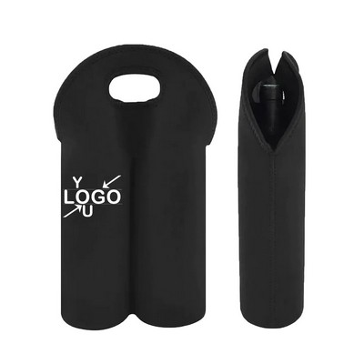 Neoprene Dual Wine Bottle Cooler Bag