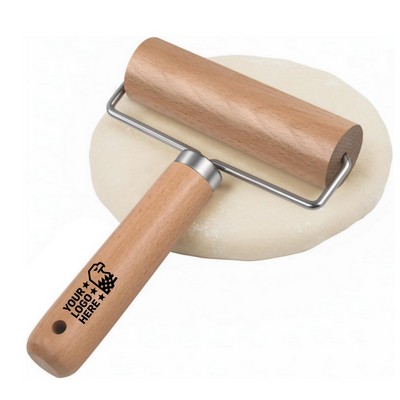 Natural Wood T Shape Nonstick Ergonomic Roller