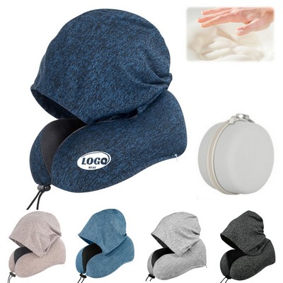 Travel Pillow with Hood