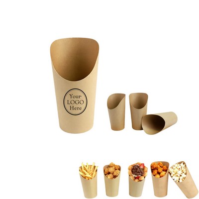 30 Oz. Custom Disposable Paper Ice Cream French Fry Cups