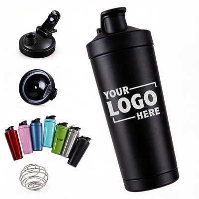Custom Stainless Steel Protein Shaker Vacuum Water Bottle