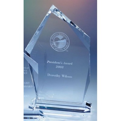 Concord Silhouette Crystal Award (9")