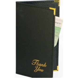 Stock Check Presenter w/ Gold Metal Corners (5"x9")