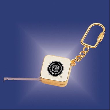 Brass Tape Measure Key Ring - ON SALE, LIMITED STOCK