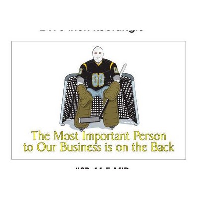 Hockey Goalie Photo Hand Mirror (2"x3")