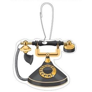 Old Fashion Telephone Zipper Pull