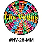 Las Vegas (Step/Repeat) Chip Mighty Mini Magnet