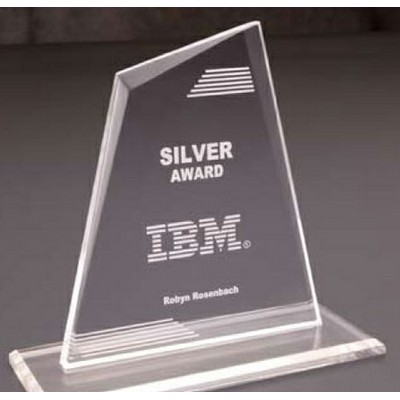 Acrylic Beveled Edge Award w/ Base