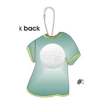 Golf Ball T-Shirt Zipper Pull