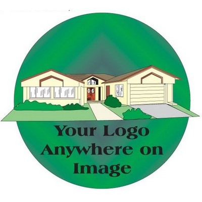 House Acrylic Coaster w/Felt Back